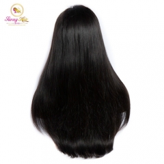 Sanny Hair Full 200% Natural Hairline NEW 360 Frontal Wig Straight Hair Can Be Curled