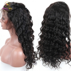 Peruvian Hair 200% Beautiful Deep Wave Wig, Soft Lace Front Wig with Baby Hair, Natural Hairline