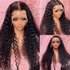 Deep Curly & Deep Wave 13*6 Human Hair Wigs with Baby Hair Brazilian Remy Hair